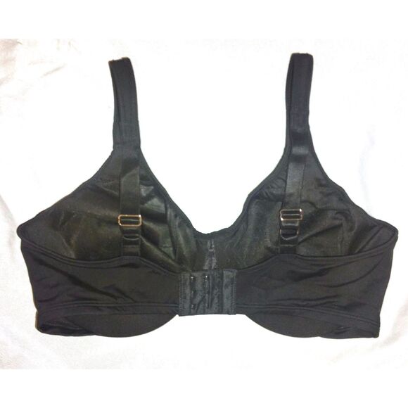 Bali Passion Comfort Minimizer Underwire Bra Size 38DD Seamless Black Plus Size - Picture 2 of 6